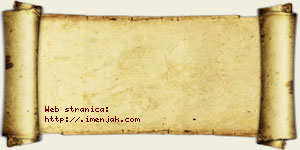 Ana Jakovljević vizit kartica